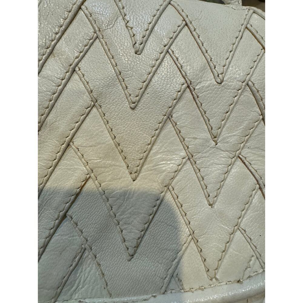MIKa made in Italy, Dutch white leather bag. - Picture 4 of 10